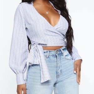 🆕 Fashion Nova Wrap Top